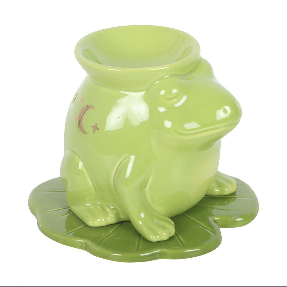 Something Different - Luna Frog Shaped Oliebrander - Groen
